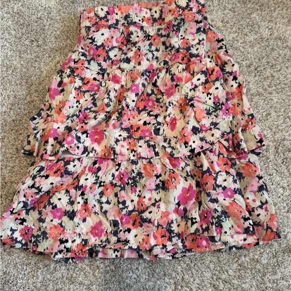 Universal Thread Floral Ruffle Skirt - Picture 2 of 3